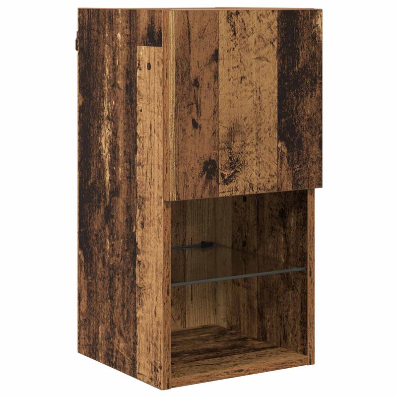Casa si Gradina - Mobilier - Comode si corpuri - Comode - Dulapuri pentru TV Pe perete 4 pcs Lemn Vechi 30,5 x 30 x 60 cm - Infinity.ro