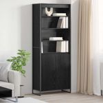 Casa si Gradina - Mobilier - Comode si corpuri - Corpuri bucatarie - Dulapuri Inalte 2 pcs Stejar Negru 60 x 36 x 300 cm - Infinity.ro