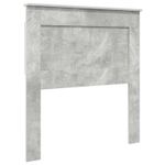 Casa si Gradina - Mobilier - Paturi si accesorii - Paturi - Pat cu storage Gri din beton 75 x 190 cm Lemn compozit - Infinity.ro