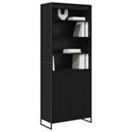 Casa si Gradina - Mobilier - Comode si corpuri - Corpuri bucatarie - Dulapuri Inalte 2 pcs Stejar Negru 60 x 36 x 300 cm - Infinity.ro