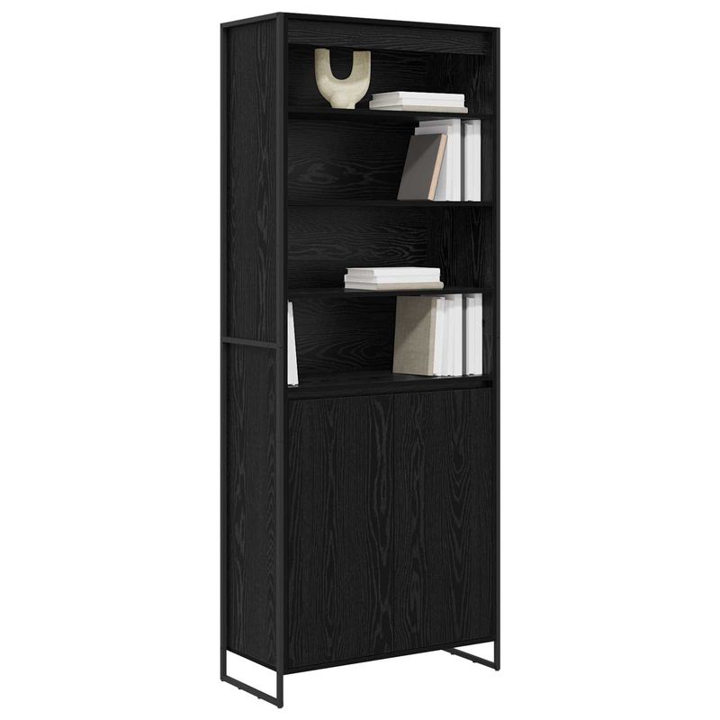 Casa si Gradina - Mobilier - Comode si corpuri - Corpuri bucatarie - Dulapuri Inalte 2 pcs Stejar Negru 60 x 36 x 300 cm - Infinity.ro