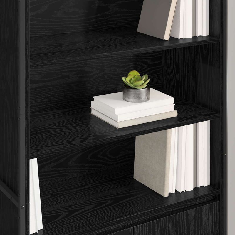Casa si Gradina - Mobilier - Comode si corpuri - Corpuri bucatarie - Dulapuri Inalte 2 pcs Stejar Negru 60 x 36 x 300 cm - Infinity.ro