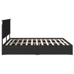 Casa si Gradina - Mobilier - Paturi si accesorii - Paturi - Cadru de pat cu sertar Manual Negru 180 x 200 cm Lemn compozit - Infinity.ro