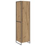 Casa si Gradina - Mobilier - Dulapuri si sifoniere - Dulapuri - Dressing 2 pcs Stejar artizanal 50 x 50 x 200 cm Lemn compozit - Infinity.ro