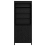 Casa si Gradina - Mobilier - Comode si corpuri - Corpuri bucatarie - Dulapuri Inalte 2 pcs Stejar Negru 60 x 36 x 300 cm - Infinity.ro