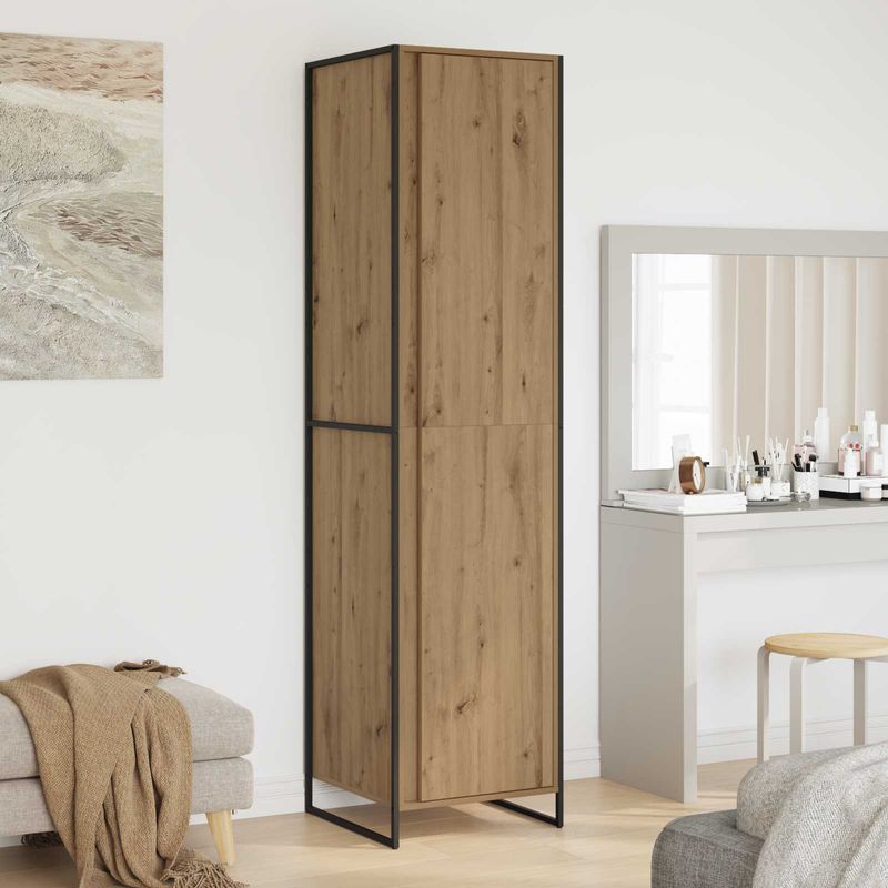 Casa si Gradina - Mobilier - Dulapuri si sifoniere - Dulapuri - Dressing 2 pcs Stejar artizanal 50 x 50 x 200 cm Lemn compozit - Infinity.ro