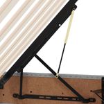Casa si Gradina - Mobilier - Paturi si accesorii - Paturi - Pat cu saltea si spatiu de depozitare Gri deschis 120 x 190 cm - Infinity.ro