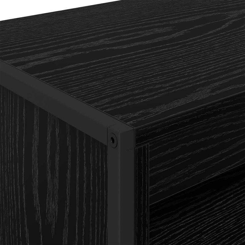 Casa si Gradina - Mobilier - Comode si corpuri - Corpuri bucatarie - Dulapuri Inalte 2 pcs Stejar Negru 60 x 36 x 300 cm - Infinity.ro