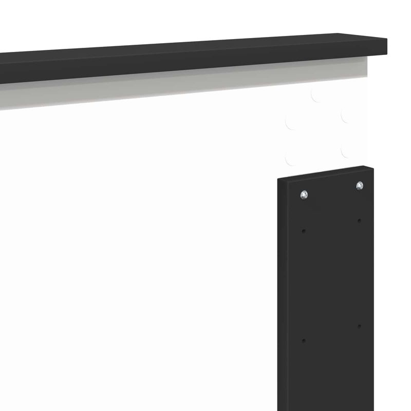 Casa si Gradina - Mobilier - Paturi si accesorii - Paturi - Cadru de pat cu sertar Manual Negru 180 x 200 cm Lemn compozit - Infinity.ro