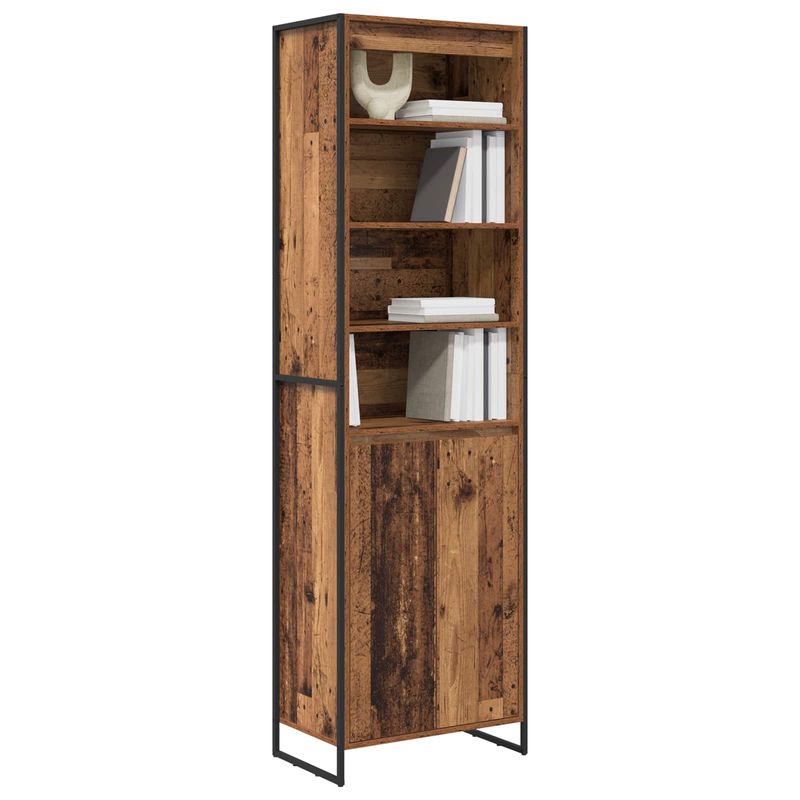 Casa si Gradina - Mobilier - Comode si corpuri - Corpuri bucatarie - Dulapuri Inalte 2 pcs Lemn Vechi 60 x 36 x 300 cm Lemn compozit - Infinity.ro