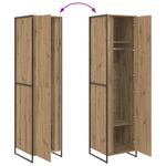 Casa si Gradina - Mobilier - Dulapuri si sifoniere - Dulapuri - Dressing 2 pcs Stejar artizanal 50 x 50 x 200 cm Lemn compozit - Infinity.ro