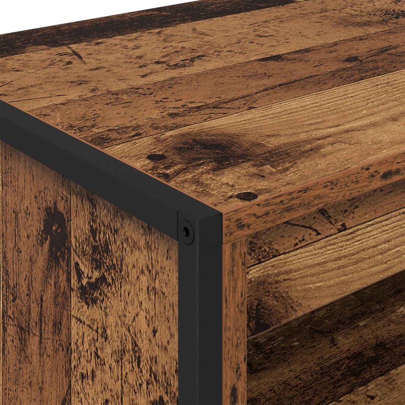 Casa si Gradina - Mobilier - Comode si corpuri - Corpuri bucatarie - Dulapuri Inalte 2 pcs Lemn Vechi 60 x 36 x 300 cm Lemn compozit - Infinity.ro