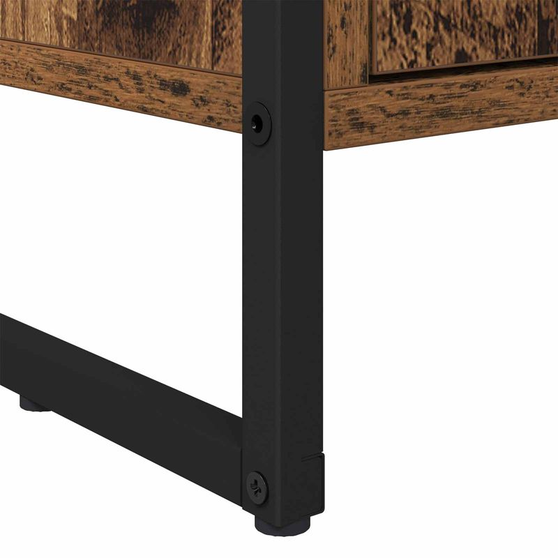 Casa si Gradina - Mobilier - Comode si corpuri - Corpuri bucatarie - Dulapuri Inalte 2 pcs Lemn Vechi 60 x 36 x 300 cm Lemn compozit - Infinity.ro