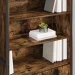 Casa si Gradina - Mobilier - Comode si corpuri - Comode - Dulapuri Inalte 2 pcs Stejar fumuriu 60 x 36 x 300 cm - Infinity.ro