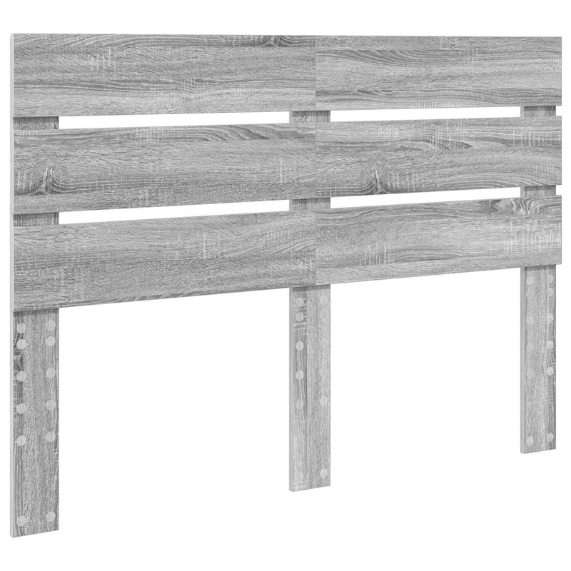 Casa si Gradina - Mobilier - Paturi si accesorii - Paturi - Pat cu storage cu sertar Gri Sonoma 140 x 200 cm Lemn compozit - Infinity.ro