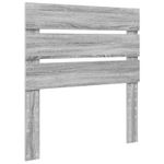 Casa si Gradina - Mobilier - Paturi si accesorii - Paturi - Pat cu storage cu sertar Gri Sonoma 90 x 190 cm Lemn compozit - Infinity.ro