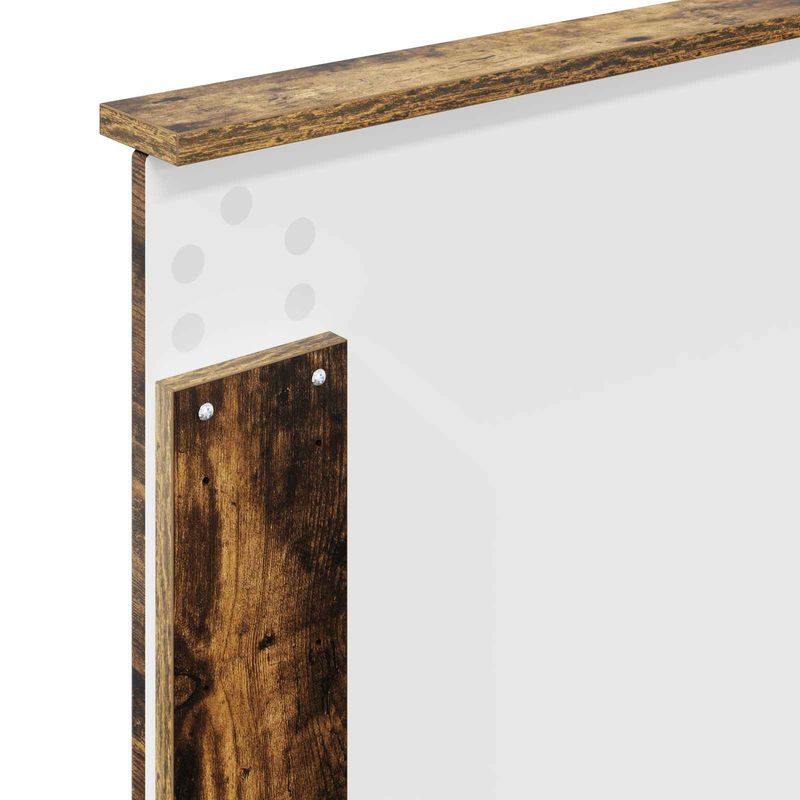 Casa si Gradina - Mobilier - Paturi si accesorii - Paturi - Pat cu storage Stejar fumuriu 100 x 200 cm Lemn compozit - Infinity.ro