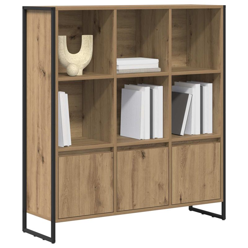 Casa si Gradina - Mobilier - Biblioteci si rafturi - Biblioteci - Dulap pentru carti 2 pcs Stejar artizanal 99,5 x 30 x 108,5 cm - Infinity.ro