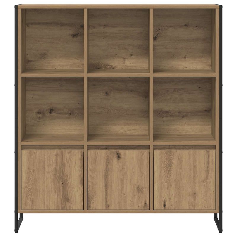Casa si Gradina - Mobilier - Biblioteci si rafturi - Biblioteci - Dulap pentru carti 2 pcs Stejar artizanal 99,5 x 30 x 108,5 cm - Infinity.ro