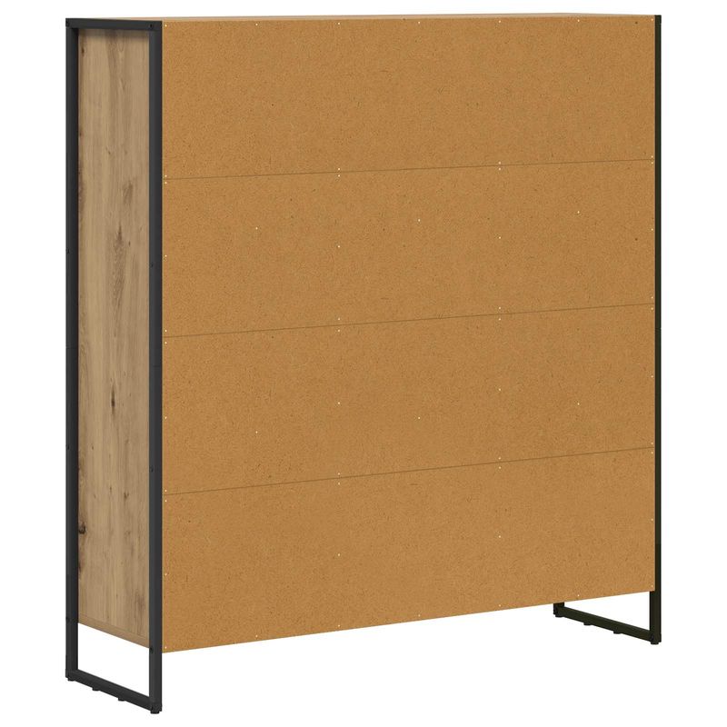 Casa si Gradina - Mobilier - Biblioteci si rafturi - Biblioteci - Dulap pentru carti 2 pcs Stejar artizanal 99,5 x 30 x 108,5 cm - Infinity.ro