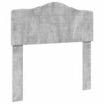 Casa si Gradina - Mobilier - Paturi si accesorii - Paturi - Pat cu storage Gri din beton 90 x 190 cm Lemn compozit - Infinity.ro