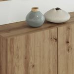 Casa si Gradina - Mobilier - Comode si corpuri - Comode - Unitate TV de Perete 5 pcs Stejar Artizanal Lemn compozit - Infinity.ro