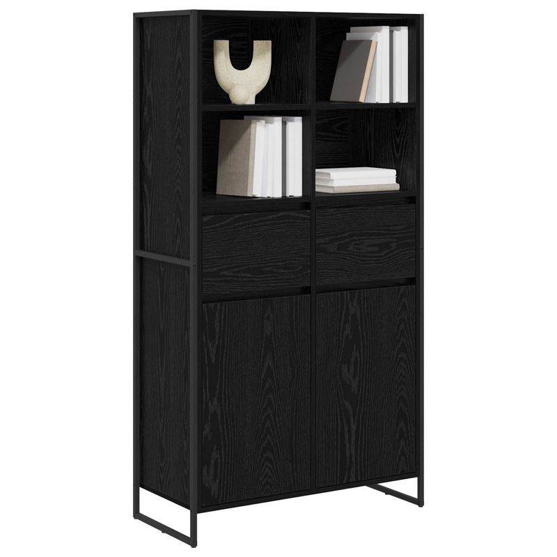 Casa si Gradina - Mobilier - Comode si corpuri - Corpuri bucatarie - Bufet 2 pcs Stejar Negru 81 x 36 x 150.5 cm Lemn compozit - Infinity.ro