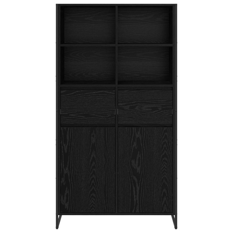 Casa si Gradina - Mobilier - Comode si corpuri - Corpuri bucatarie - Bufet 2 pcs Stejar Negru 81 x 36 x 150.5 cm Lemn compozit - Infinity.ro