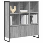 Casa si Gradina - Mobilier - Biblioteci si rafturi - Biblioteci - Dulap pentru carti 2 pcs Gri Sonoma 99,5 x 30 x 108,5 cm - Infinity.ro