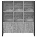 Casa si Gradina - Mobilier - Biblioteci si rafturi - Biblioteci - Dulap pentru carti 2 pcs Gri Sonoma 99,5 x 30 x 108,5 cm - Infinity.ro