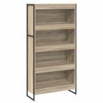 Casa si Gradina - Mobilier - Biblioteci si rafturi - Biblioteci - Dulap pentru carti 2 pcs Sonoma 80 x 30 x 155 cm Lemn compozit - Infinity.ro