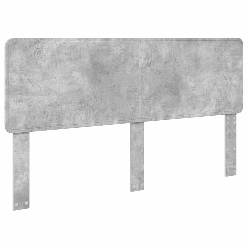 Casa si Gradina - Mobilier - Paturi si accesorii - Paturi - Pat cu storage Gri din beton 180 x 200 cm Lemn compozit - Infinity.ro
