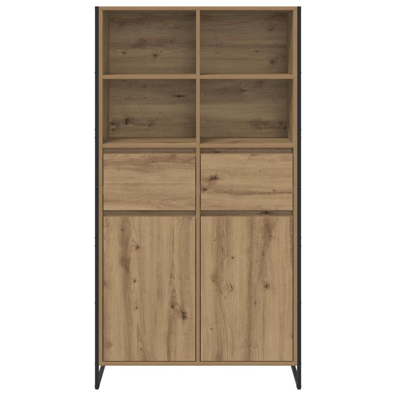 Casa si Gradina - Mobilier - Comode si corpuri - Corpuri bucatarie - Bufet 2 pcs Stejar artizanal 81 x 36 x 150.5 cm Lemn compozit - Infinity.ro