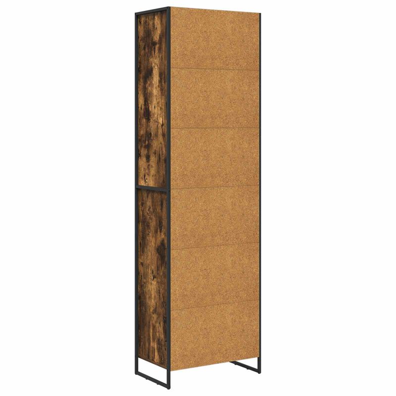 Casa si Gradina - Mobilier - Comode si corpuri - Corpuri bucatarie - Dulapuri Inalte 2 pcs Stejar fumuriu 60 x 36 x 300 cm - Infinity.ro