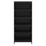 Casa si Gradina - Mobilier - Biblioteci si rafturi - Biblioteci - Dulap pentru carti 2 pcs Stejar Negru 80 x 30 x 155 cm - Infinity.ro