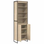 Casa si Gradina - Mobilier - Comode si corpuri - Corpuri bucatarie - Dulapuri Inalte 2 pcs Sonoma 60 x 36 x 300 cm Lemn compozit - Infinity.ro