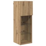 Casa si Gradina - Mobilier - Comode si corpuri - Comode - Dulapuri pentru TV Pe perete 4 pcs Stejar Negru 40 x 30 x 30 cm - Infinity.ro