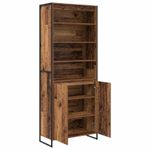 Casa si Gradina - Mobilier - Comode si corpuri - Corpuri bucatarie - Dulapuri Inalte 2 pcs Lemn Vechi 60 x 36 x 300 cm Lemn compozit - Infinity.ro