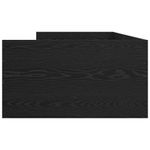 Casa si Gradina - Mobilier - Paturi si accesorii - Paturi - Cadru de pat Stejar Negru 100 x 200 cm Lemn de pin masiv - Infinity.ro