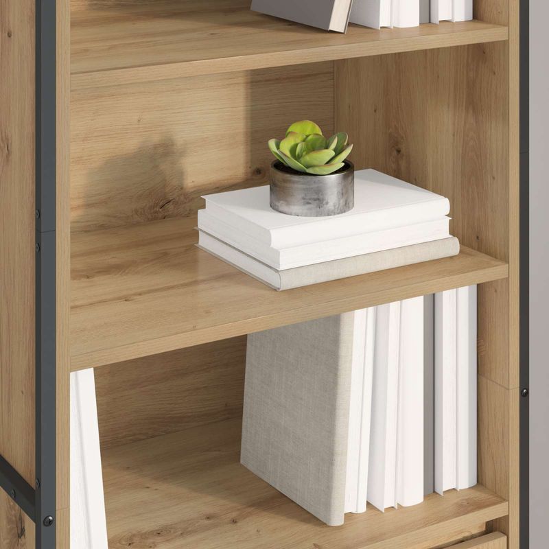 Casa si Gradina - Mobilier - Comode si corpuri - Comode - Dulapuri Inalte 2 pcs Stejar artizanal 60 x 36 x 300 cm - Infinity.ro