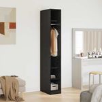 Casa si Gradina - Mobilier - Dulapuri si sifoniere - Dulapuri - Dulap cu raft Stejar Negru 50 x 30 x 200 cm Lemn compozit - Infinity.ro