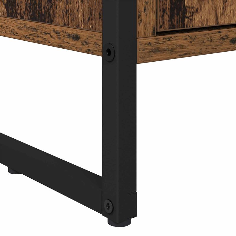 Casa si Gradina - Mobilier - Comode si corpuri - Corpuri bucatarie - Dulapuri Inalte 2 pcs Lemn Vechi 60 x 36 x 300 cm Lemn compozit - Infinity.ro