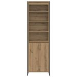 Casa si Gradina - Mobilier - Comode si corpuri - Comode - Dulapuri Inalte 2 pcs Stejar artizanal 60 x 36 x 300 cm - Infinity.ro