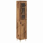 Casa si Gradina - Mobilier - Comode si corpuri - Comode - Bufet 2 pcs Lemn Vechi Sticla - Infinity.ro