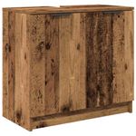Casa si Gradina - Mobilier - Seturi de mobilier - Seturi baie - Set dulap baie cu raft cu depozitare Lemn Vechi Lemn compozit - Infinity.ro