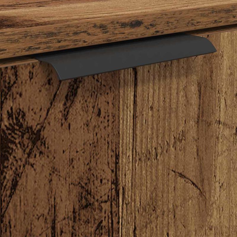 Casa si Gradina - Mobilier - Seturi de mobilier - Seturi baie - Set dulap baie cu raft cu depozitare Lemn Vechi Lemn compozit - Infinity.ro
