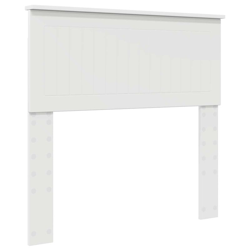 Casa si Gradina - Mobilier - Paturi si accesorii - Paturi - Pat cu storage cu headboard Alb 90 x 200 cm Lemn compozit - Infinity.ro