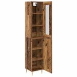 Casa si Gradina - Mobilier - Comode si corpuri - Comode - Bufet 2 pcs Lemn Vechi Sticla - Infinity.ro