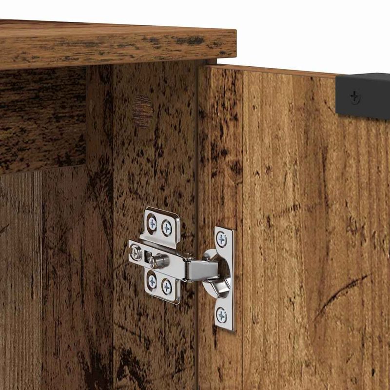 Casa si Gradina - Mobilier - Seturi de mobilier - Seturi baie - Set dulap baie cu raft cu depozitare Lemn Vechi Lemn compozit - Infinity.ro