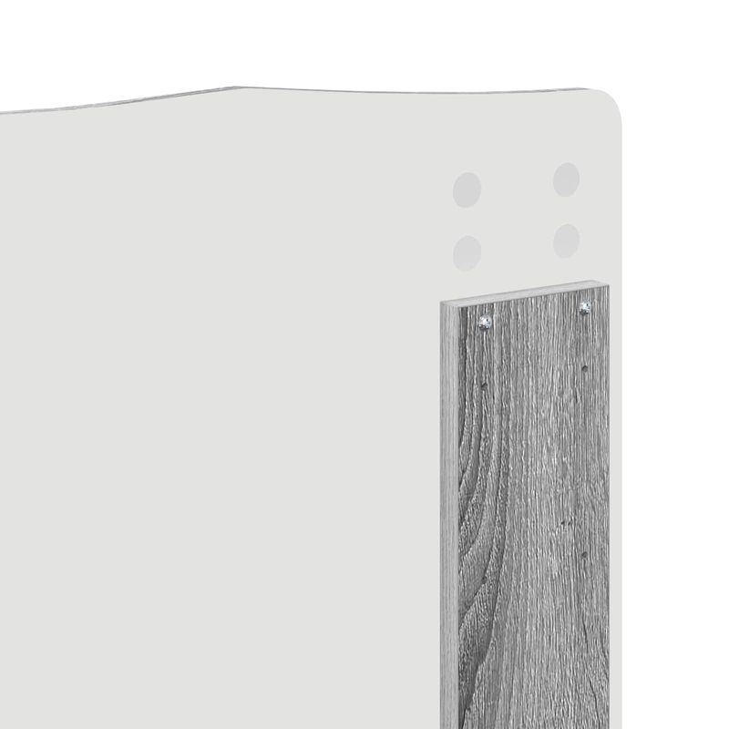 Casa si Gradina - Mobilier - Paturi si accesorii - Paturi - Pat cu storage cu sertar Gri Sonoma 150 x 200 cm Lemn compozit - Infinity.ro